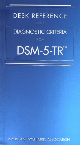 Set of 2 Books - Dsm-5-tr  and Desk Refernce Dsm-5-tr